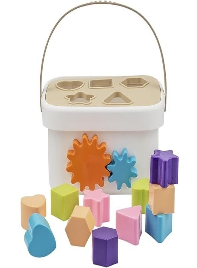 JBM ENTERPRISE Endless Spin Baby First Blocks Shape, Sorter, Colors,Toys with Other Shapes Storage Bucket Toys Sorting Game Developmental (Multicolor) - Image 1